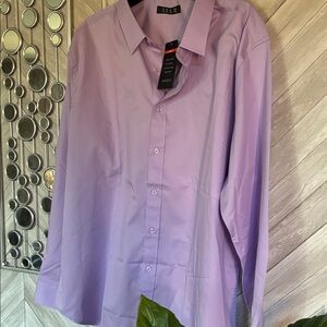 Mens Lavender Dress Shirt -new